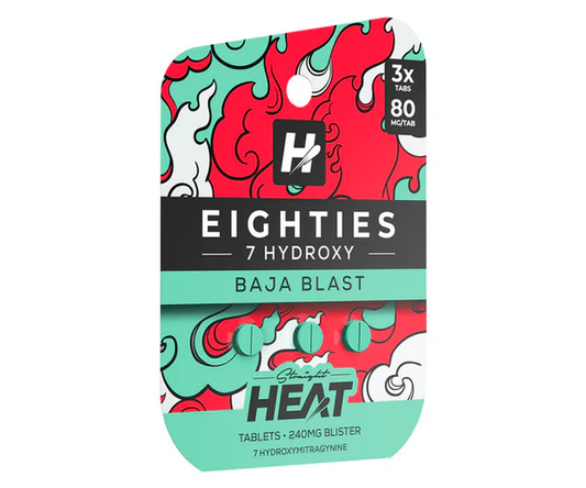 Straight Eighties 7-Hydroxie Tabs (3X tabs 80 mg per tab)